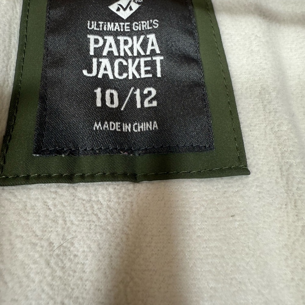 Olive Green Kids Raincoat - Picture 2 of 6